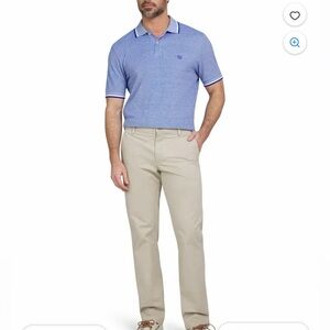 Chaps Men's STRAIGHT FIT STRETCH  Chino Hamton khaki Pants, 40x32